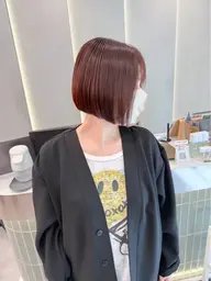 ✨5月限定✨【伸ばしてる方にオススメ！】前髪カット+ダメージレスカラー+髪質改善3Stepトリートメント✨