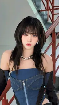 【💕ミニモ学割💕】大人気透明感艶カラー➕ザクザクレイヤーカット➕オリジナルトリートメント➕コテ巻き仕上げ🇰🇷🤍