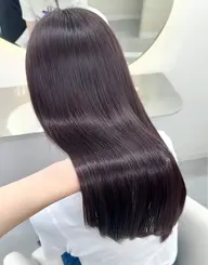 👼🏻‎カラー半額❕地毛風ストレート👼🏻🎀‪‪･*·̩͙꒰ঌ縮毛矯正＋カラー＋カット💞