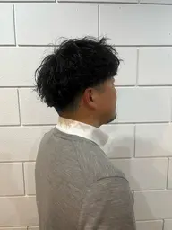 メンズカット＋ツイストスパイラルパーマ