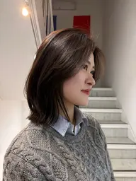 【白髪染めもOK👵】艶髪カラー＋高保湿トリートメント付（ダメージを抑えて美しく✨）