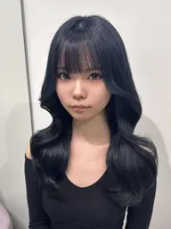 前髪カット+カラー+トリートメント¥12000