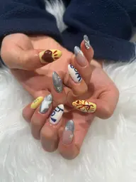 ★*U24 ☆ ネイルフルアート🎨(オフあり)(長さだしオフ➕550)