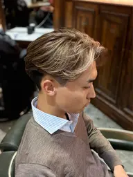 海外風ハイライトメッシュ