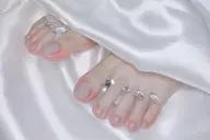 🌈フットワンカラーorラメ💅オフ無し