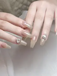 《オフなし》 🫧長さだし10本ワンホンネイル🎀