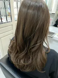 【人気メニュー✨】似合わせカット+透明感カラー+オージュアトリートメント