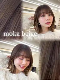 ワンカラー➕前髪カット💕