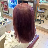 【🌸モテカラー🌸】暖色系💖ワンカラー+3stepトリートメント+ブロー