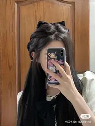 透明感ワンカラー+オリジナルトリートメント + コテ巻き仕上げ🤍