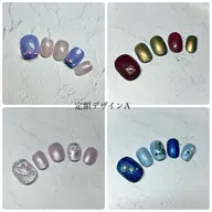 フットネイル 定額デザインA オフなし  色、パーツ変更👌🏻⸝⋆