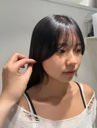 《前髪の縮毛矯正》 前髪のうねりやまとまりが気になる方へ🫧🌨シャンプーブロープラス料金無し!