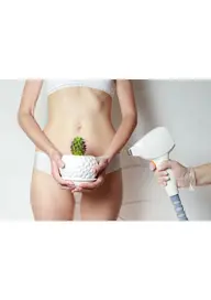 レディース/VIO脱毛:痛みの少ない蓄熱式脱毛×しっかり効果の光脱毛を組み合わせてしっかり照射します🔆🕶️