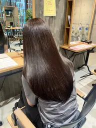 【髪質改善メニュー🪄】髪質改善酸性ストレート+透明感カラー＋tr