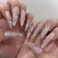 ⭐️ミニモ限定価格⭐️y2k手描き🎨10本アートし放題🤍【オフ・ケア込み】長さだし可◎