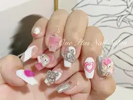 人気2🎀持ち込みデザインやり放題120分🎀オフ込み(パーツ無制限つけ放題)