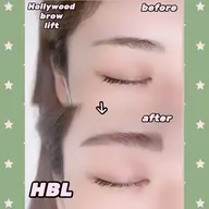 🧁HBLハリウッドブロウリフト＋WAX 🧁毛流れ矯正×垢抜け眉デザイン