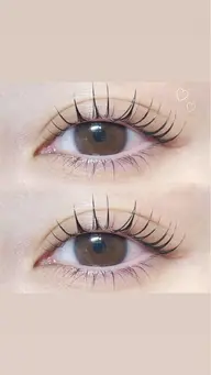 【マツエク】Flatlush100 束感仕上げ