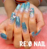 スカルプネイル🎨《10本長さだし》🍭ラメグラ