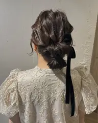 【早朝OK】 ♥ヘアアレンジ/ヘアセット♥【お友達とペアOK】結婚式お呼ばれ・イベント・お出かけなどに🕊