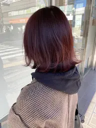【レディース限定】🤍しっとりツヤ感UP🤍ワンカラー＋補修トリートメント