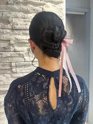 お呼ばれヘアセット🎀