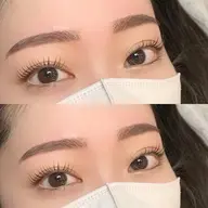 大人気❣️韓国美人眉に🌹アジアンブロウリフトで、形を作り，眉ワックス間引き込みで整えます❣️