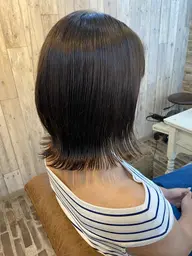 【今月平日限定価格】 🍀カット＋顔周り縮毛矯正+オーガニックトリートメント