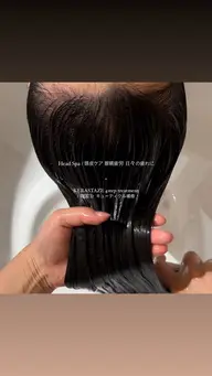 【30分ヘッドスパ💆‍♀️🫧】ブロー込/日々の疲れを癒しませんか？😌✨️