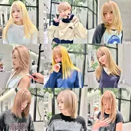 〈淡いハイトーンにしたい方〉トリプルカラー+最高級補修ケアトリートメント