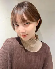 ⭕️ラクに可愛く✨【前髪+顔周り縮毛矯正】+【似合わせカット】+【スチーム付💭1STEPトリ-トメント】