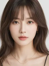 【⭐️新規⭐️】3回まで利用🉑小顔効果抜群！韓国風顔まわりカット+巻かなくても成立する艶ケアカラー+トリートメント