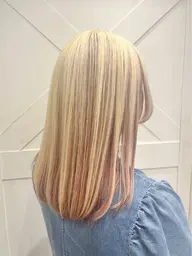 [ハイトーン必見✨🩵]根元ケアブリーチリタッチ ➕ オンカラー🍊