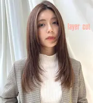 🏳️‍⚧️韓国風レイヤーカット、お顔周り𝐜𝐮𝐭🏳️‍⚧️