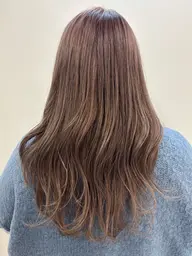 ベージュ系カラー（ワンカラー）＋2stepトリートメント