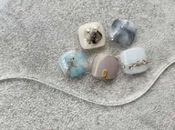 オフ込❤フット親指アート