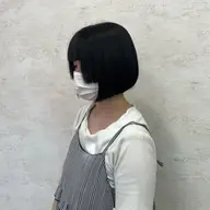 前髪縮毛矯正🎀