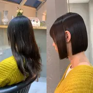 ☔梅雨対策湿気撃退💥☔縮毛矯正＋似合わせボブ　　　ミニボブ/切りっぱなしボブ/タッセルボブ/ボブレイヤー