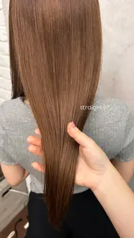 【ジュニアデビュー価格】髪質改善ストレート＋カット 超高濃度水素ケアトリートメント込み