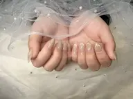 ✨チップ長さ出し+マグネットフレンチネイル