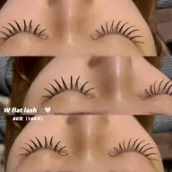 GW直前限定🤴🏼new✨モチ＆濃さup▫️ダブルフラットラッシュ60~80束(120~160本）▫️（初回オフ無料)