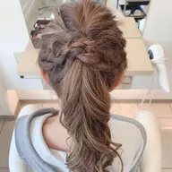 結婚式のお呼ばれヘアセットなど💍🤍