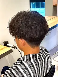 カット　パーマ