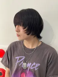 【顔まわりレイヤー】メンズウルフカット🐺✨