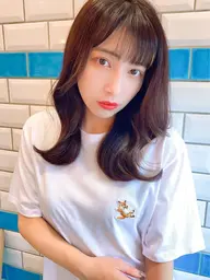 😈気になるクセを改善😈カット+前髪ストレート+髪質改善トリートメント♡