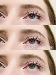 マツエク[フラットラッシュ120本]コーティング仕上げ