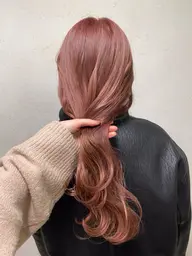 カット+ケアブリーチダブルカラー【髪質改善inケアカラー】+3step超音波tr♡スチーム付き