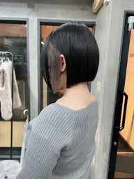 イヤリングカラー➕全体カラー➕ツーステップトリートメント