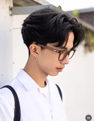 【部分デザイン】カット＋ポイント縮毛矯正s＋トリートメント