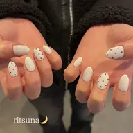 ワンカラー/ラメグラ+パーツのせ(4本)🪽🩵ケア込み！